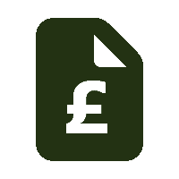 Icon for financial document