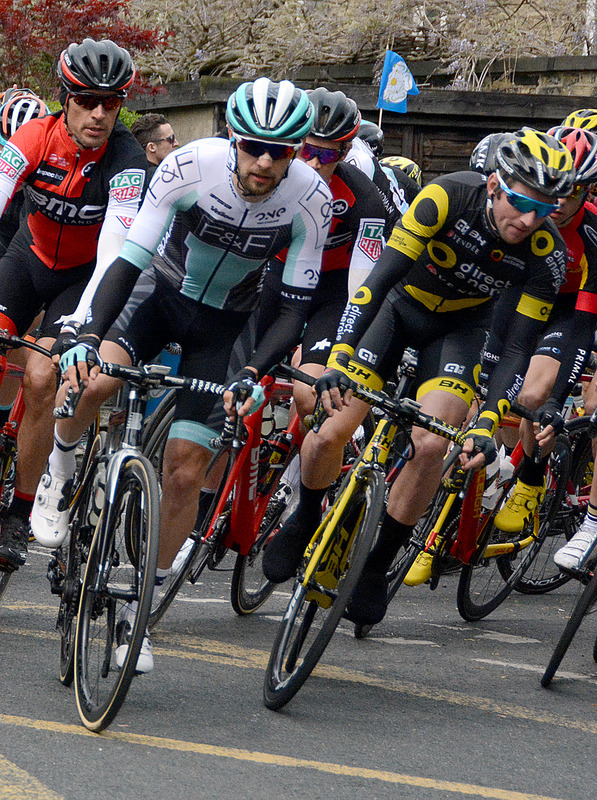 2025.68.83: Saltaire Tour de Yorkshire Leading Peleton. Digital image credit: Saltaire Collection
