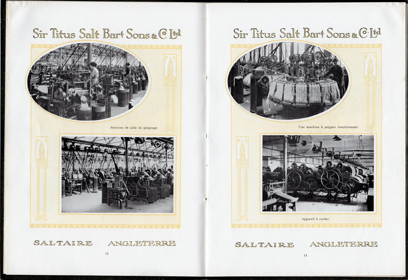 2018.55: Sir Titus Salt Bart. Sons and Co Limited: Pages 12 to 13. Image credit: Saltaire Collection