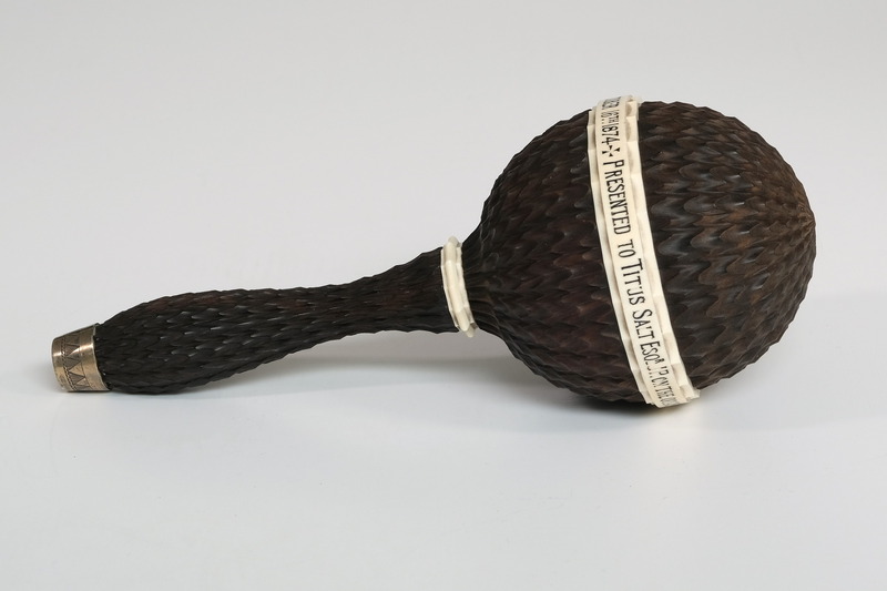 2019.1.1: Ceremonial Mallet: SIde view 1. Image credit: Saltaire Collection