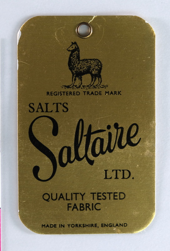 B1-520: Salts Saltaire label: Front. Image credit: Saltaire Collection