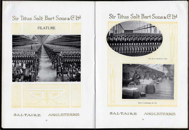 2018.55: Sir Titus Salt Bart. Sons and Co Limited: Pages 20 to 21. Image credit: Saltaire Collection