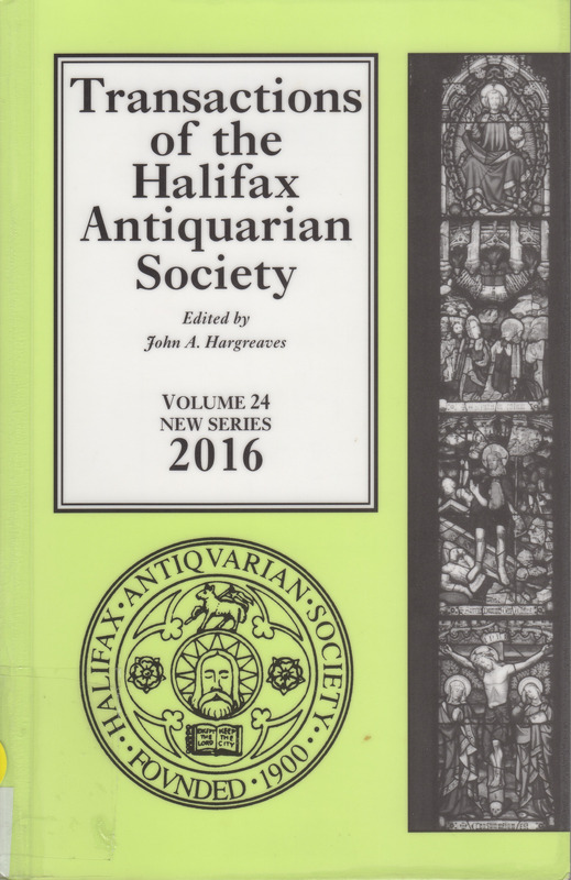 2024.52: Transactionsof the Halifax Aniquarian Society. Image credit: Saltaire Collection