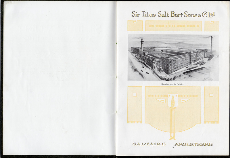 2018.55: Sir Titus Salt Bart. Sons and Co Limited: Pages 2 to 3. Image credit: Saltaire Collection