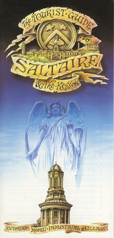 2018.81: The tourist guide: Saltaire & the region: Front cover. Digital image credit: Saltaire Collection