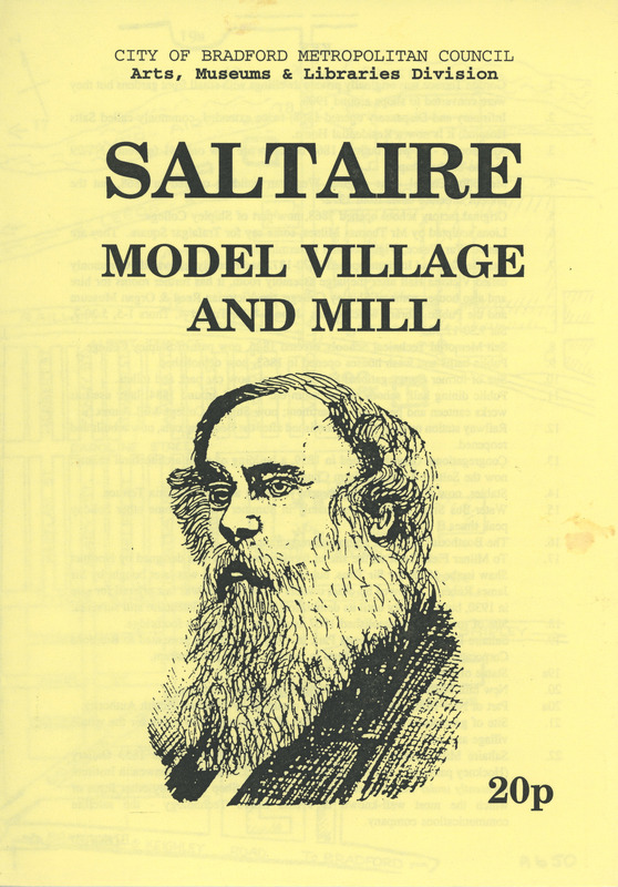2024.94: Saltaire Model Village and Mill: Front cover. Digital image credit: Saltaire Collection