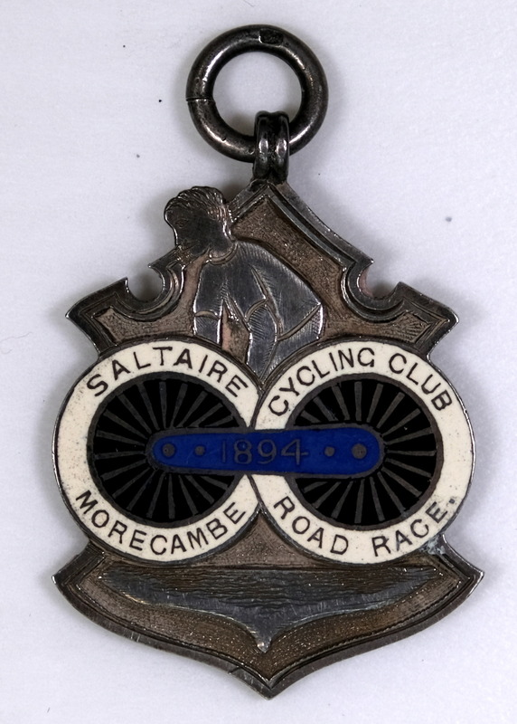 D2-056: Cycling medal: Front view. Digital image credit: Saltaire Collection