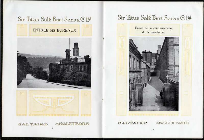 2018.55: Sir Titus Salt Bart. Sons and Co Limited: Pages 8 to 9. Image credit: Saltaire Collection