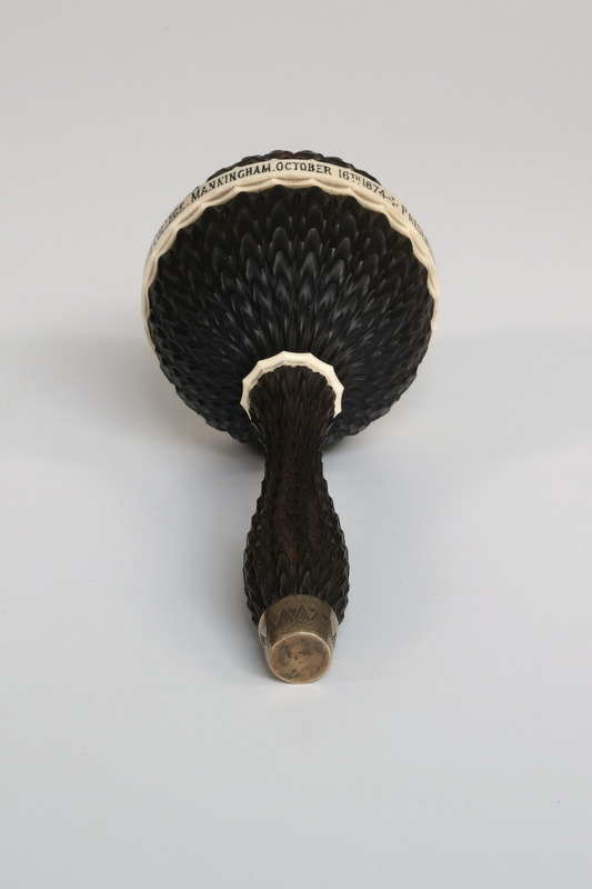 2019.1.1: Ceremonial Mallet: Bottom view. Image credit: Saltaire Collection