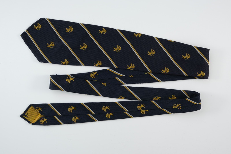 E1a-085: School tie. Digital image credit: Saltaire Collection