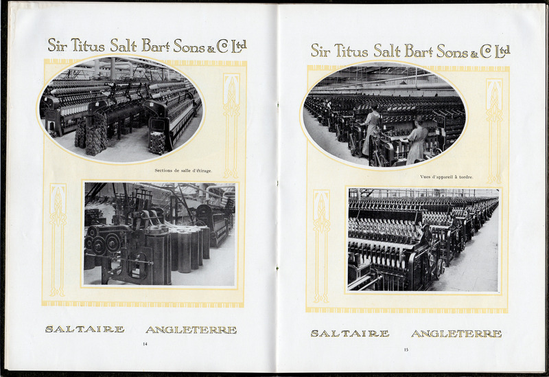 2018.55: Sir Titus Salt Bart. Sons and Co Limited: Pages 14 to 15. Image credit: Saltaire Collection