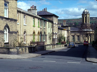 2025.68.47: George Street and United Reformed Church. Digital image credit: Saltaire Collection
