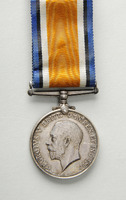 C3a-029.1: British War Medal awarded to Thomas Hodson: Front. Image credit: Saltaire Collection