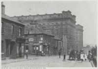 2024.56.5: Lister's Mill and its housing for its workers, from Lilycroft Road 1920s. Image credit: Saltaire Collection