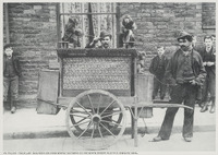 2024.56.12: An Italian 'Tingelary' man in Little Germany. Image credit: Saltaire Collection