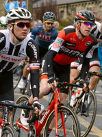 2025.68.32: Saltaire Tour de Yorkshire Leading Peleton. Digital image credit: Saltaire Collection