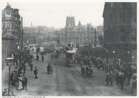 2024.56.2: Tram setting off for Saltaire from forster square. Image credit: Saltaire Collection