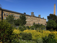 2025.68.116: Salts Mill view from Victoria Road. Digital image credit: Saltaire Collection