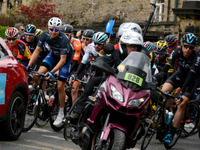 2025.68.81: Saltaire Tour de Yorkshire Leading Peleton. Digital image credit: Saltaire Collection