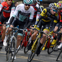 2025.68.83: Saltaire Tour de Yorkshire Leading Peleton. Digital image credit: Saltaire Collection