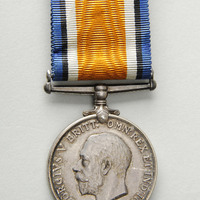 C3a-029.1: British War Medal awarded to Thomas Hodson: Front. Image credit: Saltaire Collection