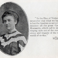 2018.9.3.3.5: The Liberal Women's Review: Excerpt from page 24 showing Isabel Salt. Digital image credit: Saltaire Collection