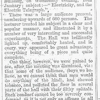 D1-003: Lecture at the Saltaire Institute. Image credit: Saltaire Collection