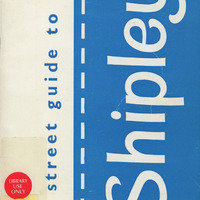 2025.38: Street guide to Shipley: Front cover. Digital image credit: Saltaire Collection