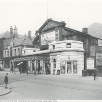 2024.56.3: The Royal Standard public house and the Theatre Royal, Manningham Lane, early 1930's. Image credit: Saltaire Collection