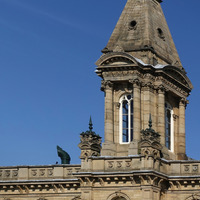 2025.68.114: Victoria Hall tower. Digital image credit: Saltaire Collection