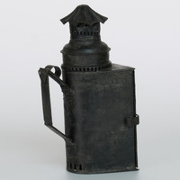 E1a-083: Porter's lamp: Left hand side view. Digital image credit: Saltaire Collection