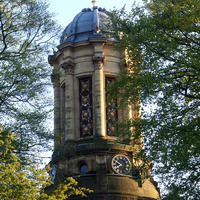 2025.68.57: United Reformed Church tower. Digital image credit: Saltaire Collection