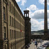 2025.68.60: Salts Mill and chimney. Digital image credit: Saltaire Collection
