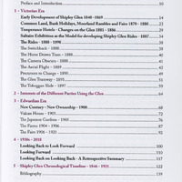 2025.61: Shipley Glen - the history and development of a Victorian playground: Contents page. Digital image credit: Saltaire Collection