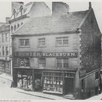 2024.56.7: Shop on the corner of Ivegate and Kirkgate, circa 1860. Image credit: Saltaire Collection