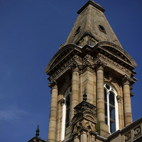 2025.68.105: Victoria Hall tower. Digital image credit: Saltaire Collection