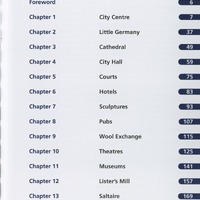 2025.64: Brilliant Bradford: Contents page. Digital image credit: Saltaire Collection