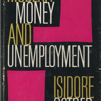 2025.51: Modern Money and Unemployment and the Law of Barter: Front cover. Digital image credit: Saltaire Collection