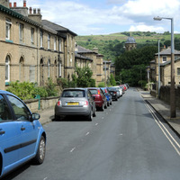 2025.68.27: Saltaire George Street & Church. Digital image credit: Saltaire Collection