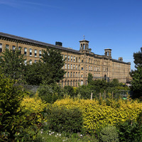 2025.68.116: Salts Mill view from Victoria Road. Digital image credit: Saltaire Collection