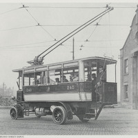 2024.56.4: Trolley bus at the Midland Street depot. Image credit: Saltaire Collection