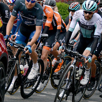 2025.68.82: Saltaire Tour de Yorkshire Leading Peleton. Digital image credit: Saltaire Collection