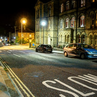 2025.68.77: Salts Hospital at night. Digital image credit: Saltaire Collection