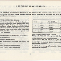 E2-022a-cc: Shipley Technical Institute of School and Art Prospectus for Vocational courses: Vocational courses brochure 1972-73 - page 9. Digital image credit: Saltaire Collection