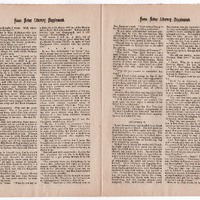 H2-210.44: Home Notes Literary Supplement: Pages 10-11. Digital image credit: Saltaire Collection